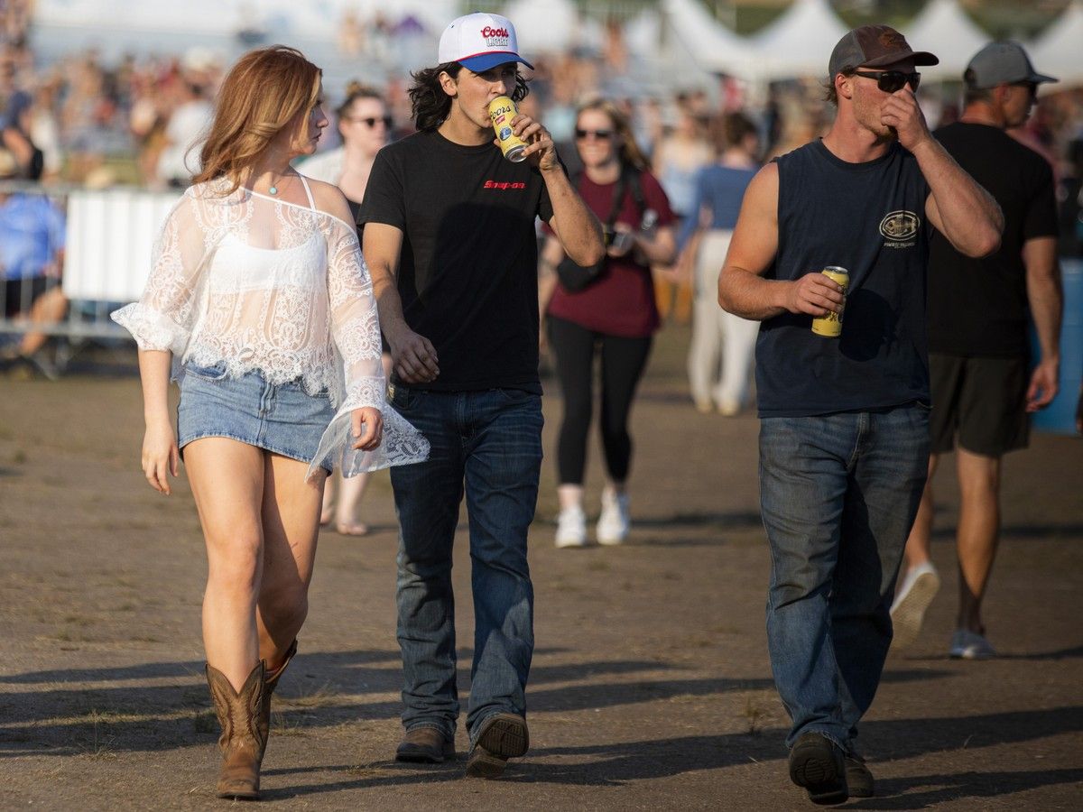 Music fans gathered at LeBreton Flats for another evening of performances at Ottawa Bluesfest on Saturday, July 11, 2026. Music fans gathered at LeBreton Flats for another evening of performances at Ottawa Bluesfest on Saturday, July 11, 2026.