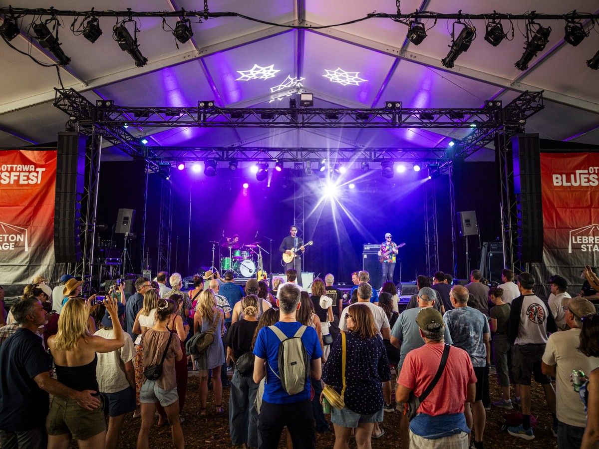 Hawaii-born singer-songwriter and guitarist Ron Artis II performs barefoot during Ottawa Bluesfest at LeBreton Flats on Saturday, July 11, 2026. Hawaii-born singer-songwriter and guitarist Ron Artis II performs barefoot during Ottawa Bluesfest at LeBreton Flats on Saturday, July 11, 2026.