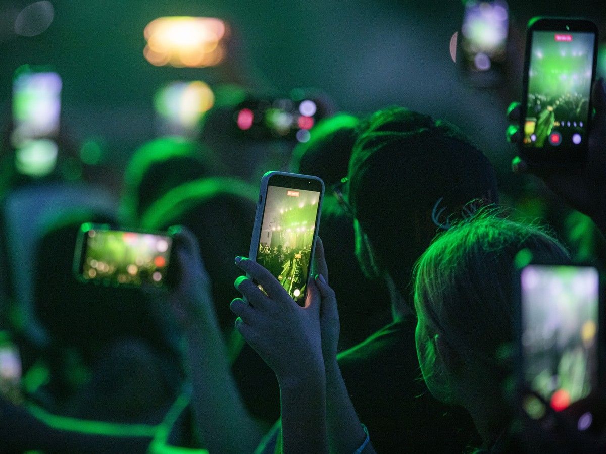 Fans hold up their phones to capture the start of the performance by American country singer Michael Wilson Hardy, known professionally as Hardy, during Ottawa Bluesfest at LeBreton Flats on Saturday, July 11, 2026. Fans hold up their phones to capture the start of the performance by American country singer Michael Wilson Hardy, known professionally as Hardy, during Ottawa Bluesfest at LeBreton Flats on Saturday, July 11, 2026.