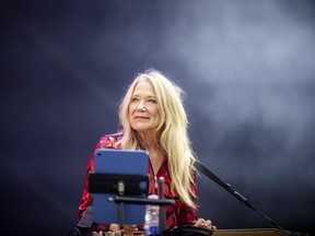 Steel guitar player Cindy Cashdollar performed with Leif Vollebekk on the RBC Stage during Ottawa Bluesfest at LeBreton Flats on Sunday, July 12, 2026.