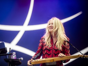 Steel guitar player Cindy Cashdollar performed with Leif Vollebekk on the RBC Stage during Ottawa Bluesfest at LeBreton Flats on Sunday, July 12, 2026.