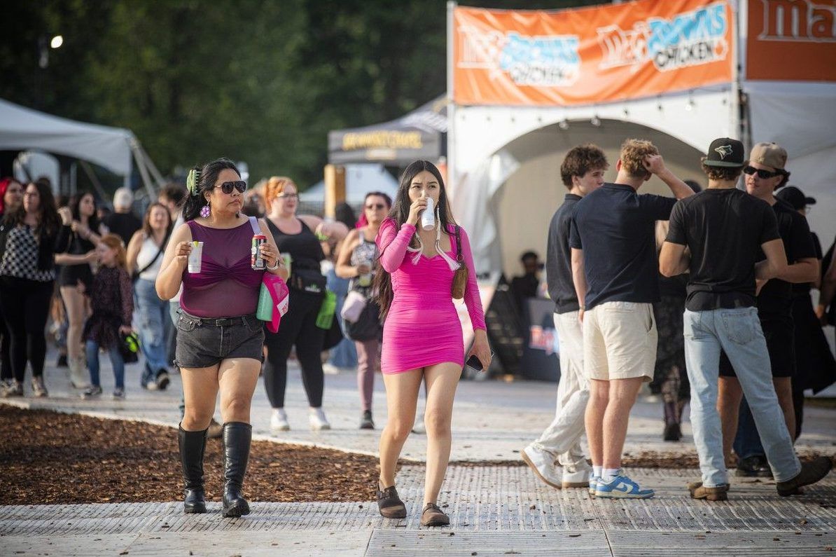 The bad weather passed and the sun poked through as Ottawa Bluesfest kicked off at LeBreton Flats, Saturday, July 18, 2026. The bad weather passed and the sun poked through as Ottawa Bluesfest kicked off at LeBreton Flats, Saturday, July 18, 2026.