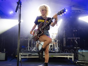 Grace Bowers performs on the LeBreton Stage during Ottawa Bluesfest at LeBreton Flats, Saturday, July 18, 2026.