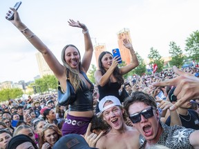 The crowd at Bluesfest