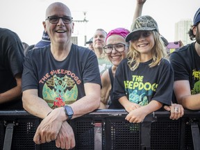Fans were ready for The Sheepdogs at the RBC Stage during Ottawa Bluesfest, Sunday, July 19, 2026.