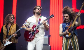 Four-time JUNO Award-winning rock band The Sheepdogs performs on the RBC Stage during Ottawa Bluesfest at LeBreton Flats, Sunday, July 19, 2026.
