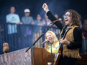 Four-time JUNO Award-winning rock band The Sheepdogs performs on the RBC Stage during Ottawa Bluesfest at LeBreton Flats, Sunday, July 19, 2026.