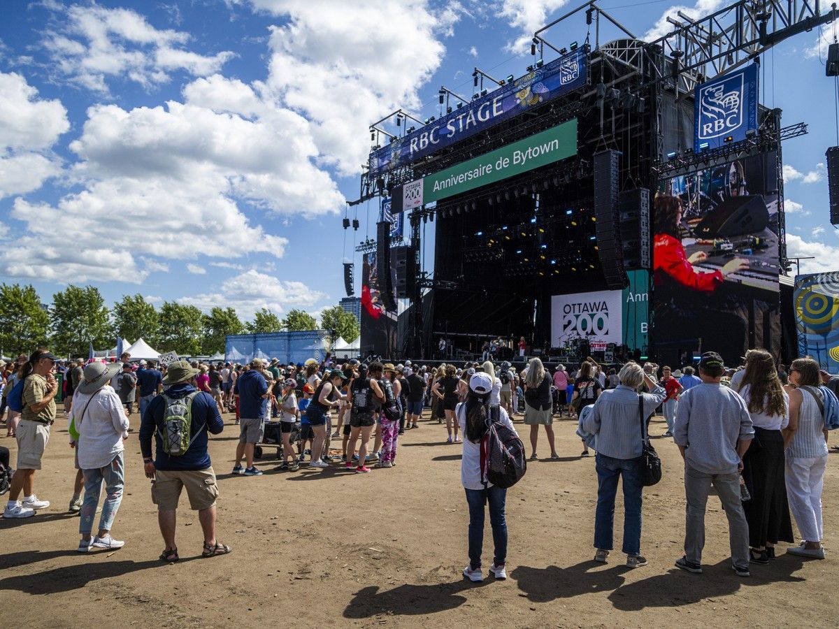 The skies over Bluesfest were unsullied by wildfire smoke on the festival’s final day. The skies over Bluesfest were unsullied by wildfire smoke on the festival’s final day.