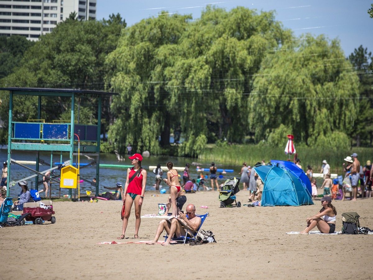 Mooney’s Bay beach. Mooney’s Bay beach.