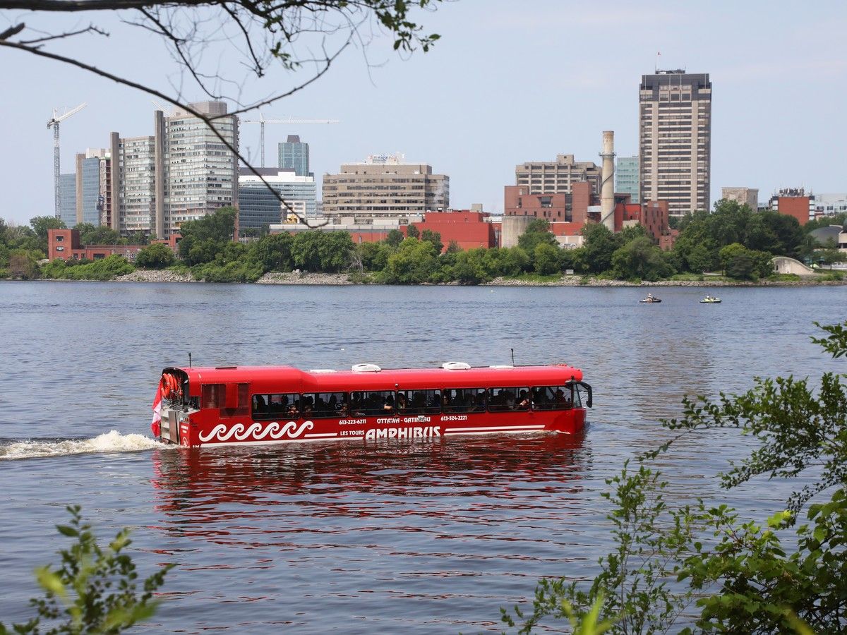 The Ottawa amphibious tours were busy on Canada Day, July 01, 2026. The Ottawa amphibious tours were busy on Canada Day, July 01, 2026.