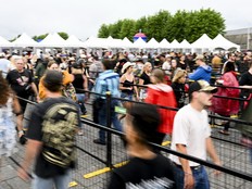 Bluesfest crowds.
