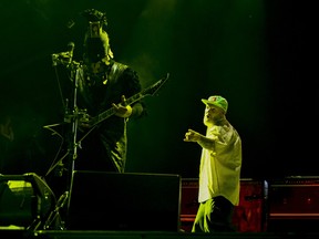 Limp Bizkit performs during Bluesfest at LeBreton Flats on Friday.