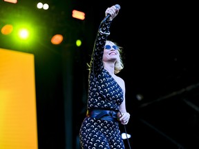 Natasha Bedingfield performs during Bluesfest at LeBreton Flats on Wednesday, July 15, 2026.
