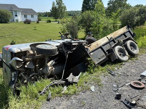 Ottawa Fire Services crews were at the scene of a two-vehicle crash in the west end of Ottawa on Monday, July 13, 2026.