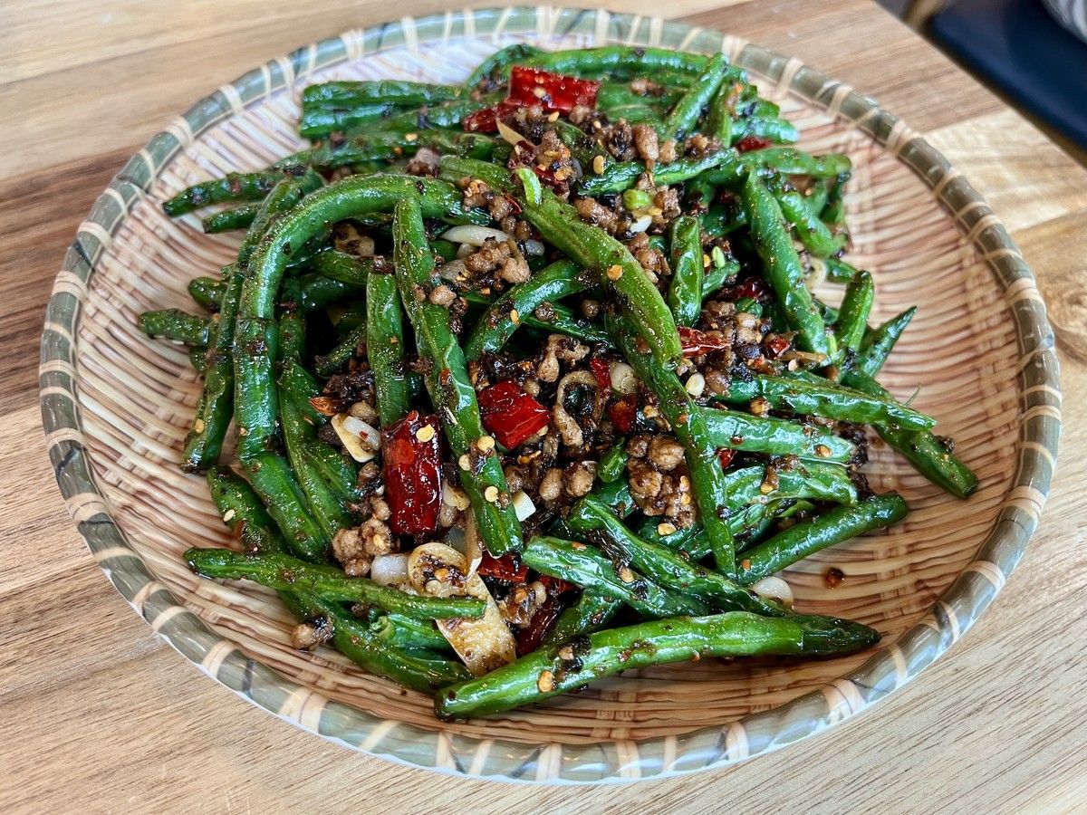 Dry-fried string beans