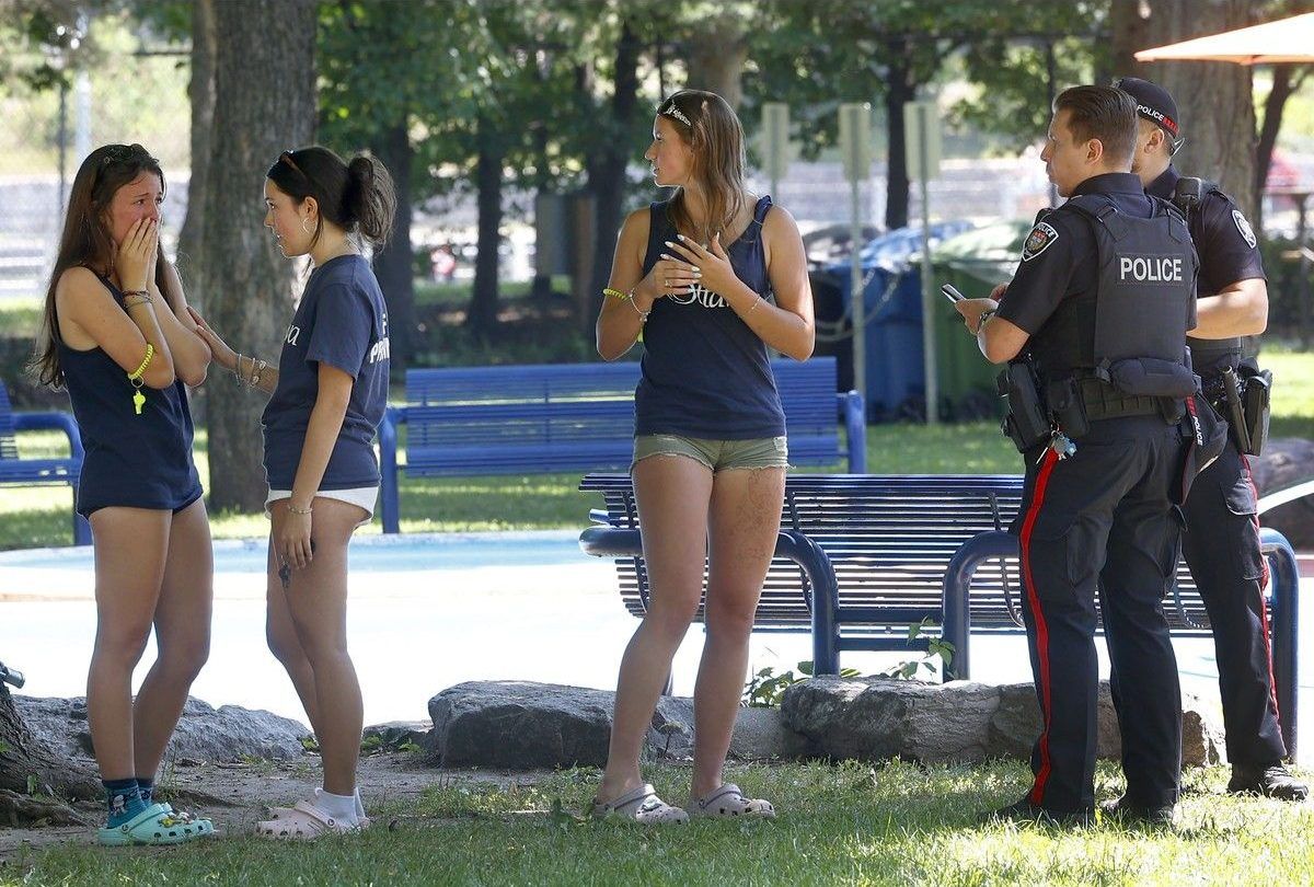  A young girl is in serious condition following a dramatic swimming pool incident at Sylvia Holden pool, off Queen Elizabeth Driveway near Fifth Avenue in the Glebe Friday.