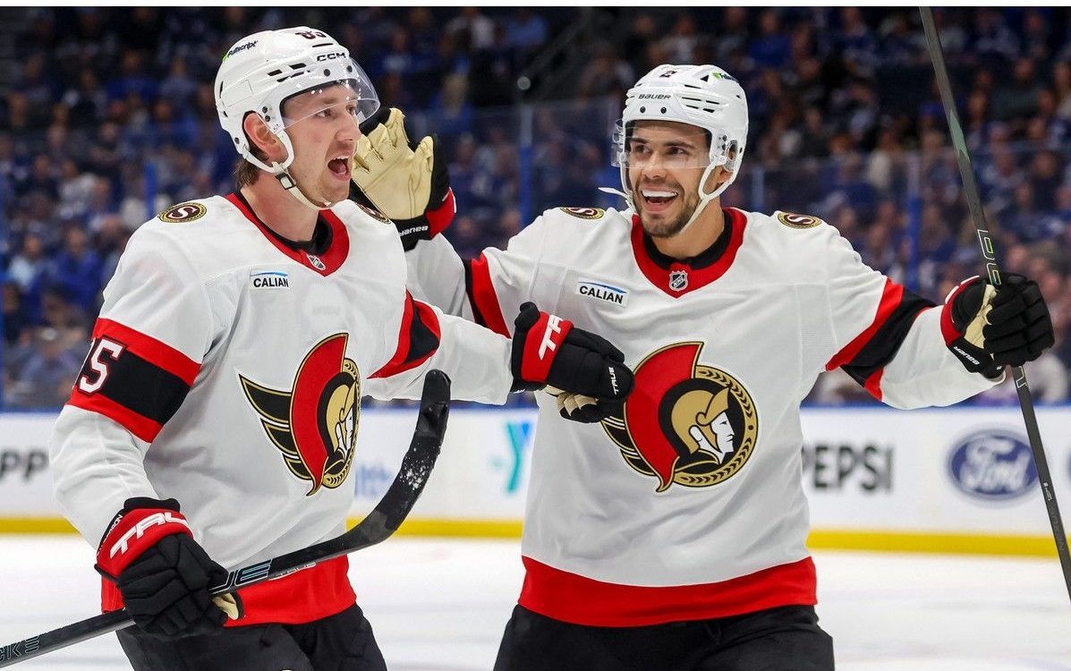 Jake Sanderson and Artem Zub combine to give the Ottawa Senators one of the leagues top defence pairings.