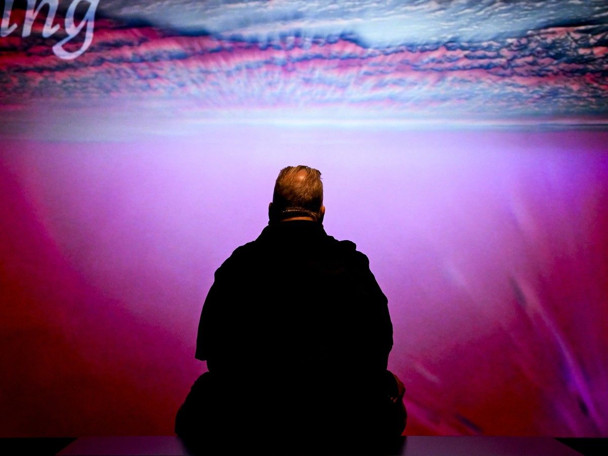 A person takes in an exhibit at the Canadian Museum of History in Gatineau on Monday, Aug. 3, 2026. A person takes in an exhibit at the Canadian Museum of History in Gatineau on Monday, Aug. 3, 2026.