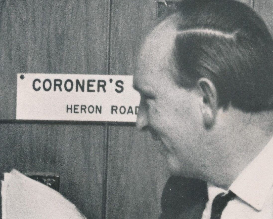 Engineer Bromley at the inquest into the Heron Road Bridge collapse.