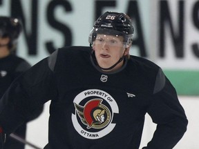Ottawa Senators defenceman Carter Yakemchuk