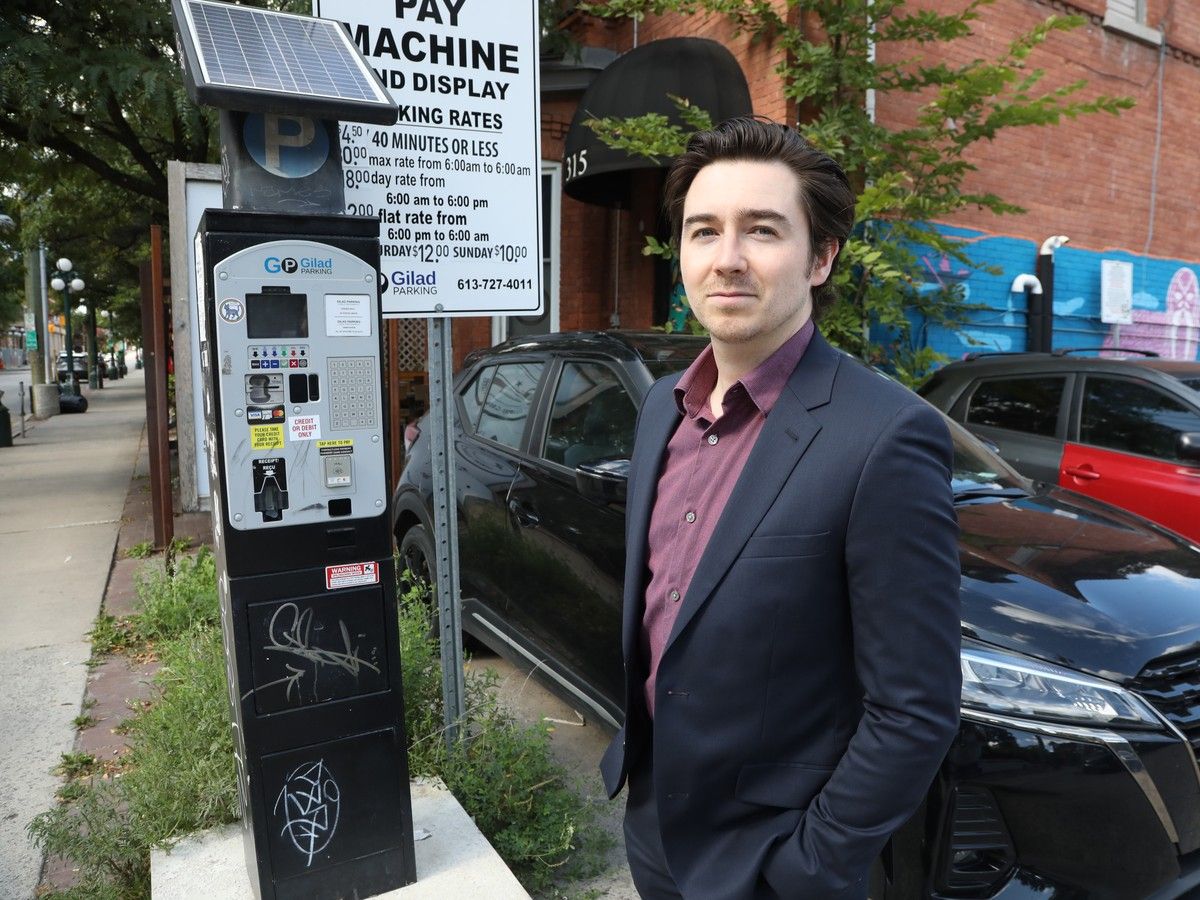 Derrick Simpson was interviewed about the lack of parking in Ottawa. Derrick Simpson was interviewed about the lack of parking in Ottawa.