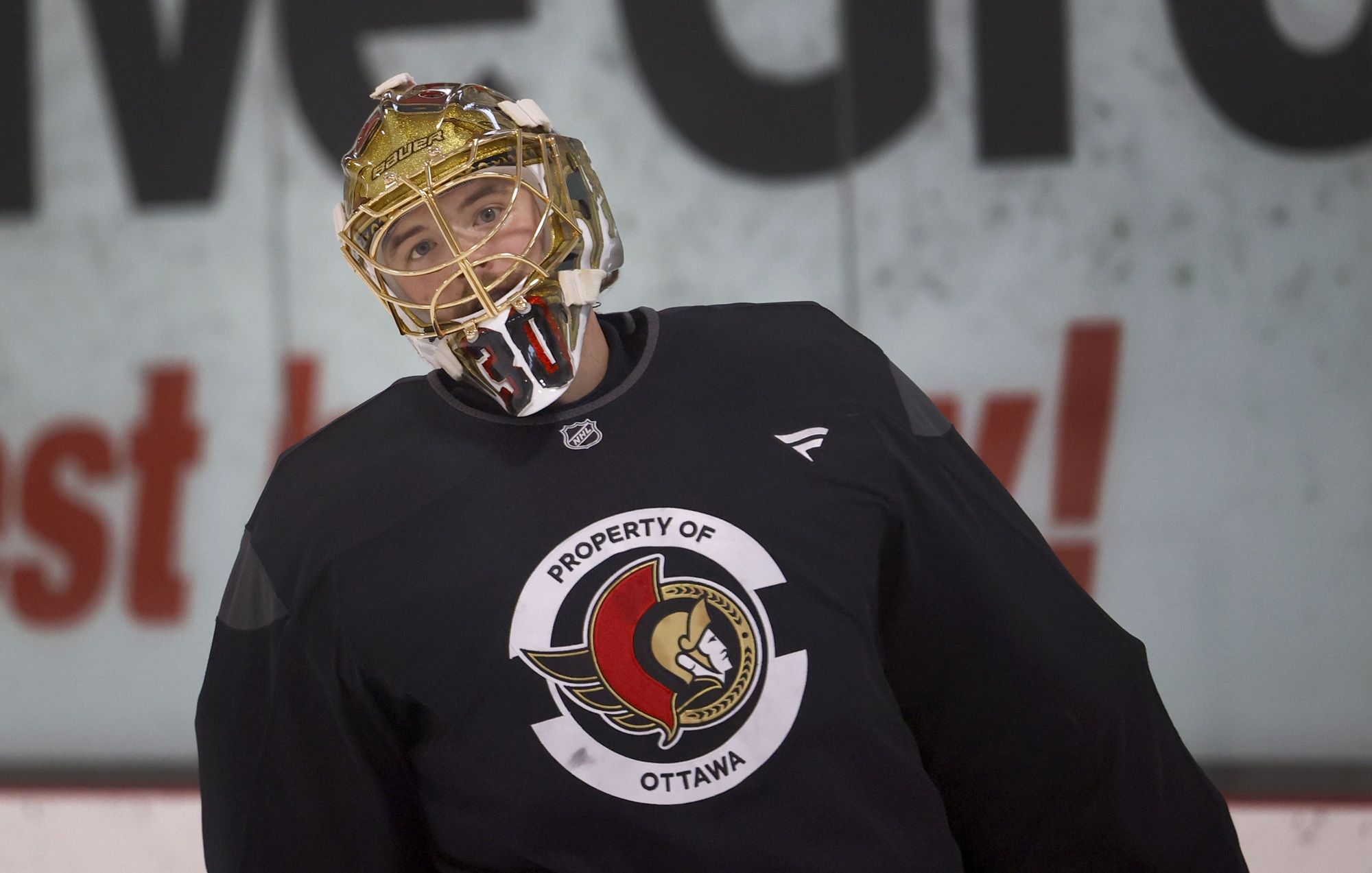 Ottawa Senators’ goaltender Samuel Ersson played against the Montreal Canadiens on Monday night. Ottawa Senators’ goaltender Samuel Ersson played against the Montreal Canadiens on Monday night.