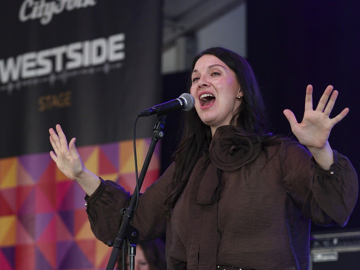 The talented songstress Emily Jean Flack kicked off the folky fare at CityFolk’s Westside stage on opening night of the 2026 edition of the festival. The talented songstress Emily Jean Flack kicked off the folky fare at CityFolk’s Westside stage on opening night of the 2026 edition of the festival.