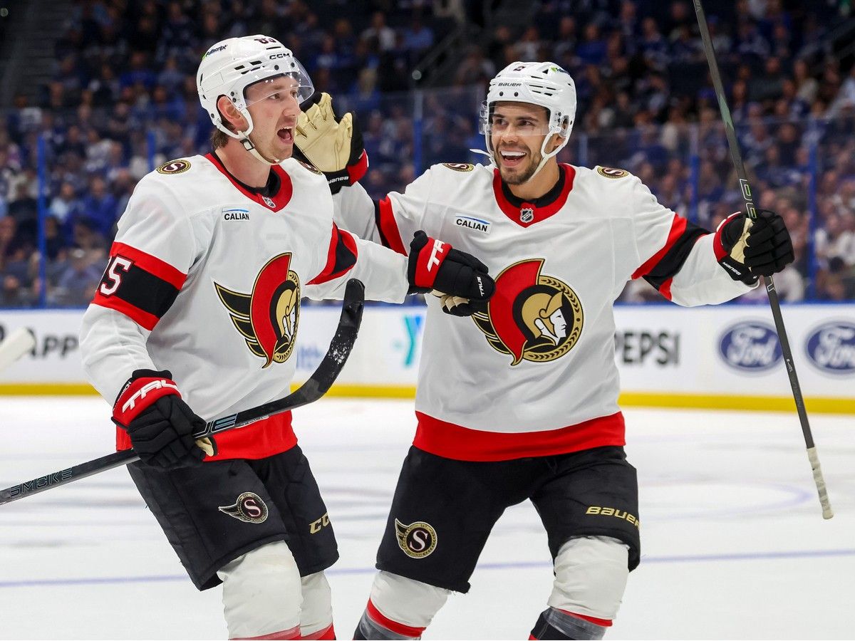 Jake Sanderson Artem Zub Ottawa Senators