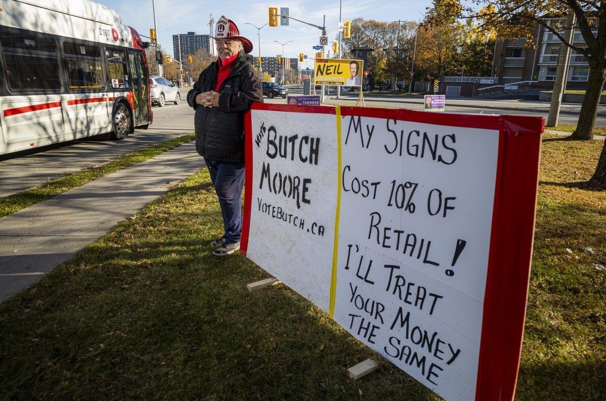 Signs of these times: Does humour have a place in municipal election campaigns?