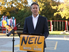 Mayoral candidate Neil Saravanamuttoo released his environmental platform, Oct. 20.