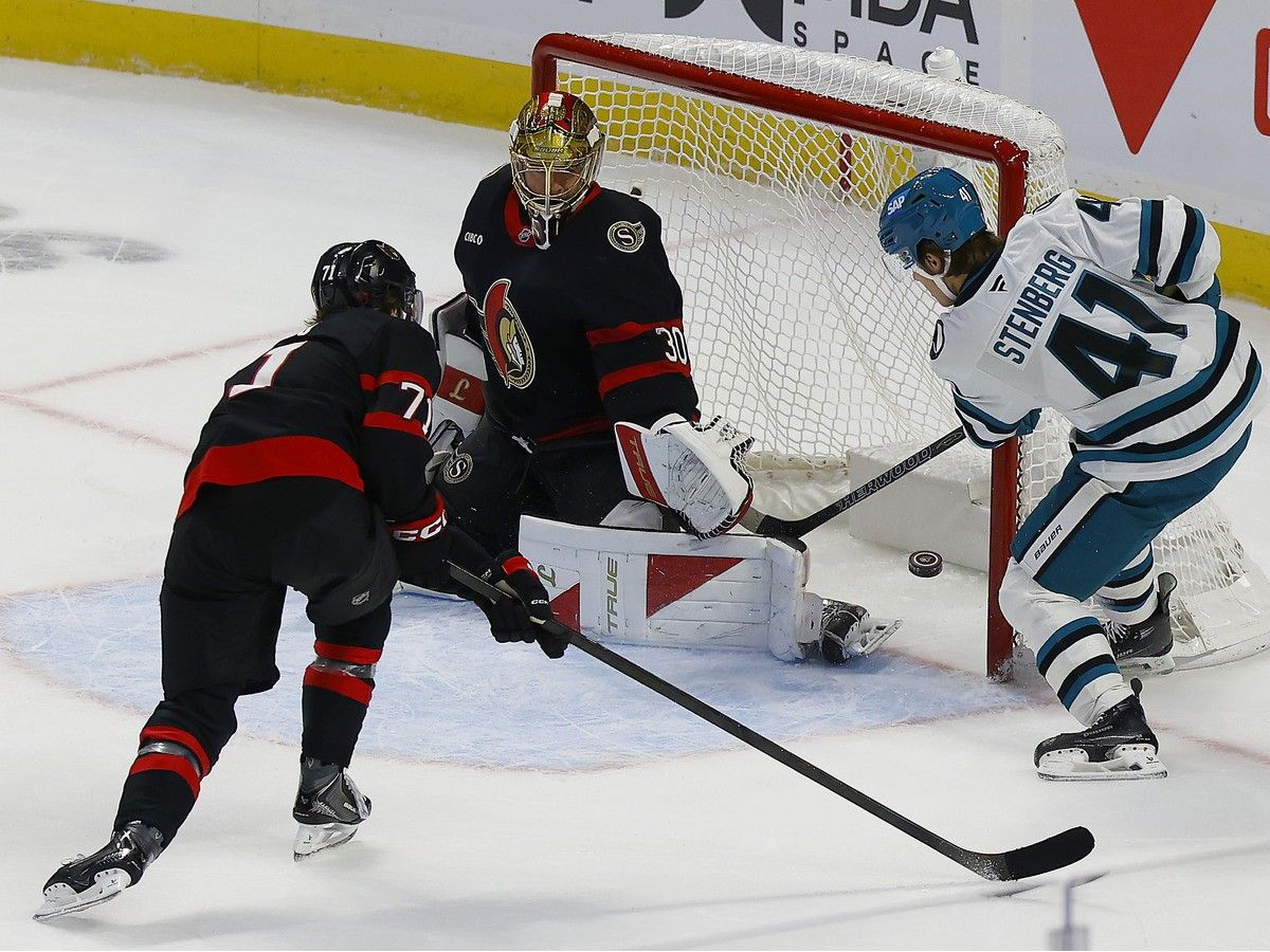 Ottawa Senators can't deliver encore performance in loss to San Jose Sharks