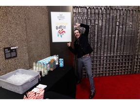 OTTAWA - Kyle Ratchford, also known as the Booj, of Ahh!!! Coffee, poses at his booth at the Ottawa Citizen Best Restaurants 2026 event at the National Arts Centre on Monday, Oct. 19, 2026. Photo by Spencer Colby/Postmedia