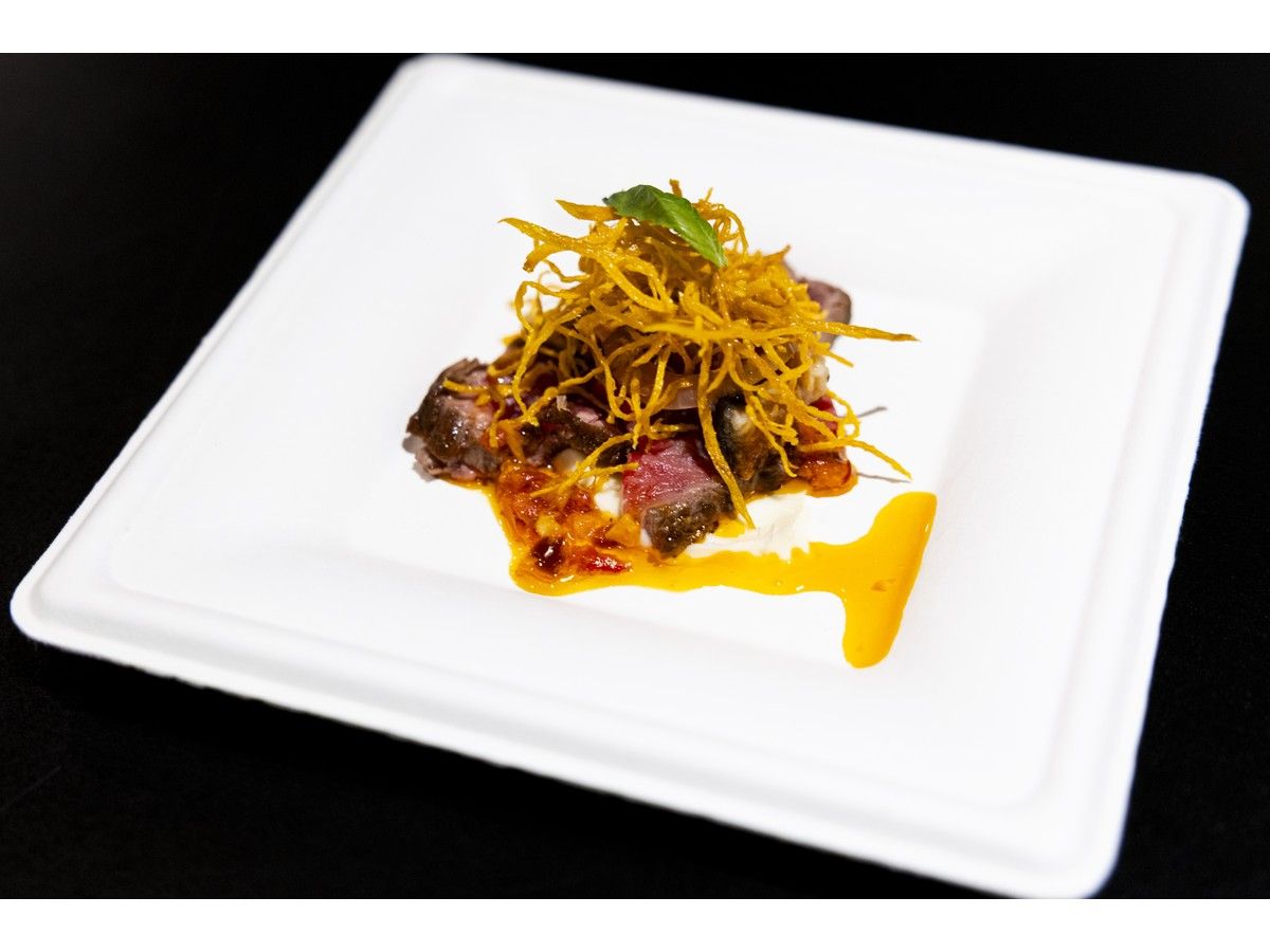 Arlo served beef tataki with barbecue eel at the Ottawa Citizen Best Restaurants 2026 event at the National Arts Centre on Monday, Oct. 19, 2026. Photo by Spencer Colby/Postmedia Arlo served beef tataki with barbecue eel at the Ottawa Citizen Best Restaurants 2026 event at the National Arts Centre on Monday, Oct. 19, 2026. Photo by Spencer Colby/Postmedia