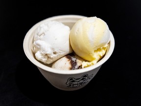 Moo Shu Ice Cream's gourmet ice cream was one of the sweet treats served at the Ottawa Citizen Best Restaurants 2026 event at the National Arts Centre on Monday.