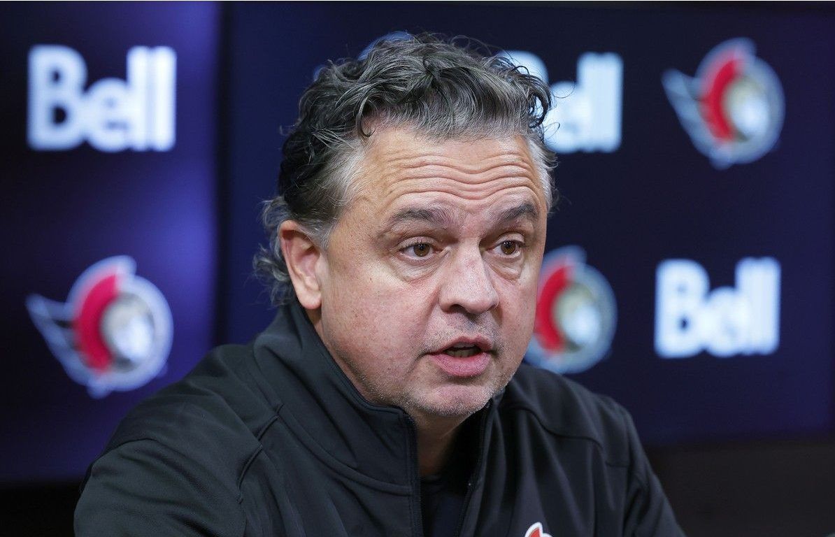 Ottawa Senators head coach Travis Green