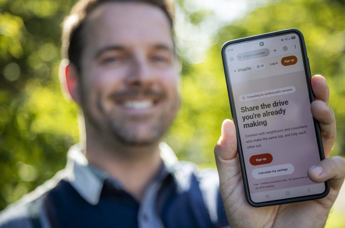 Pierre-Paul Roy’s ridesharing app matches users based on work schedules, home and office locations and proximity from one another. Pierre-Paul Roy’s ridesharing app matches users based on work schedules, home and office locations and proximity from one another.