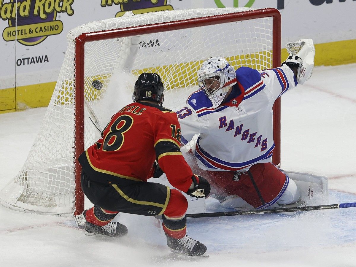 Drake Batherson delivers with a hat-trick as Senators survive Rangers rally