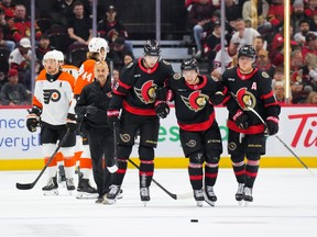 Drake Batherson William Eklund Tim Stutzle Ottawa Senators