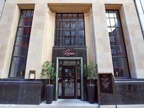 Riviera restaurant on Sparks St. in Ottawa. The restaurant's chef, Matthew Carmichael, 46, admitted to sexually harassing an unspecified number of women on Wednesday.