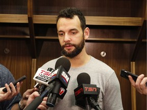 Clarke MacArthur returned to the Senators' lineup late last season and played in the postseason, but failed his pre-season physical exam this past September. Patrick Doyle/Postmedia