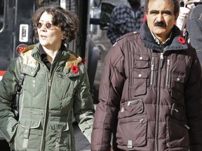 Anne Cottavoz and her husband, Paul Singh, are pictured on Yonge St.