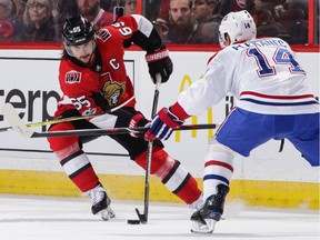 Senators captain Erik Karlsson, who had a rough game against Montreal, came into a game against Detroit battling the 'Ottawa flu.'