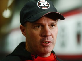 'As I keep growing in my role, the ultimate loyalty is to the Redblacks and doing whatever's necessary to try and make the team the best it can be,' head coach Rick Campbell said.