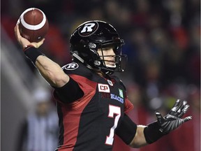 Ottawa Redblacks quarterback Trevor Harris