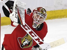 Ottawa Senators goaltender Mike Condon.