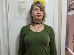 The Ottawa Police Service is asking for assistance to locate missing female Kiersta Goldsmith, 13 years old. Kiersta is described as a white female, blond, shoulder-length hair, green eyes, 5'7 (170 cm), 150 lbs (68 kg), medium build, with piercings in both ears. Kiersta was last seen wearing black jeans, a black sweater, black coat, combat boots and was carrying a pink Jansport bag. Kiersta was last seen on November 20, 2017 in the area of Lacroix Avenue, Ottawa.