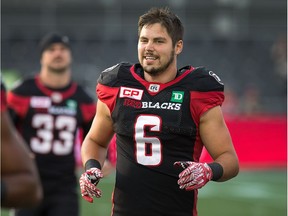 The Ottawa Redblacks' Antoine Pruneau