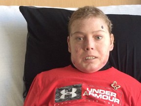Jonathan Pitre's week started out promising, but he is know back in the hospital.
