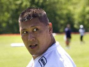 Redblacks' offensive line coach Bryan Chiu likely will not be returning to the team next year.