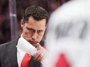 Senators head coach Guy Boucher ran his charges through a bag skate on Tuesday. (GETTY IMAGES)